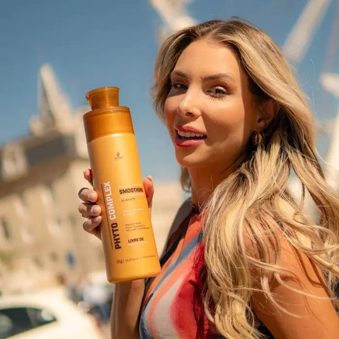 Shampoo Preparatório Phyto Detox | 1L + Alisante Phyto Complex | 1L
