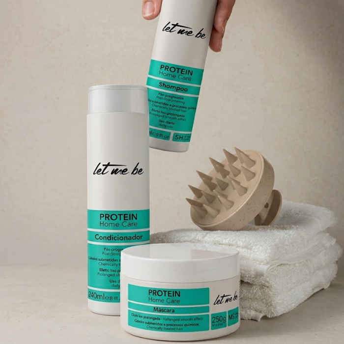 Kit Protein Home Care – Liso Prolongado | Pós-Progressiva (3 Produtos)