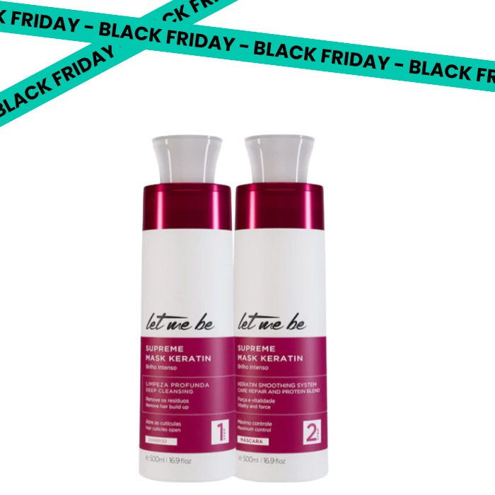 Kit Alisamento Supreme Mask Keratin | 2x500ml