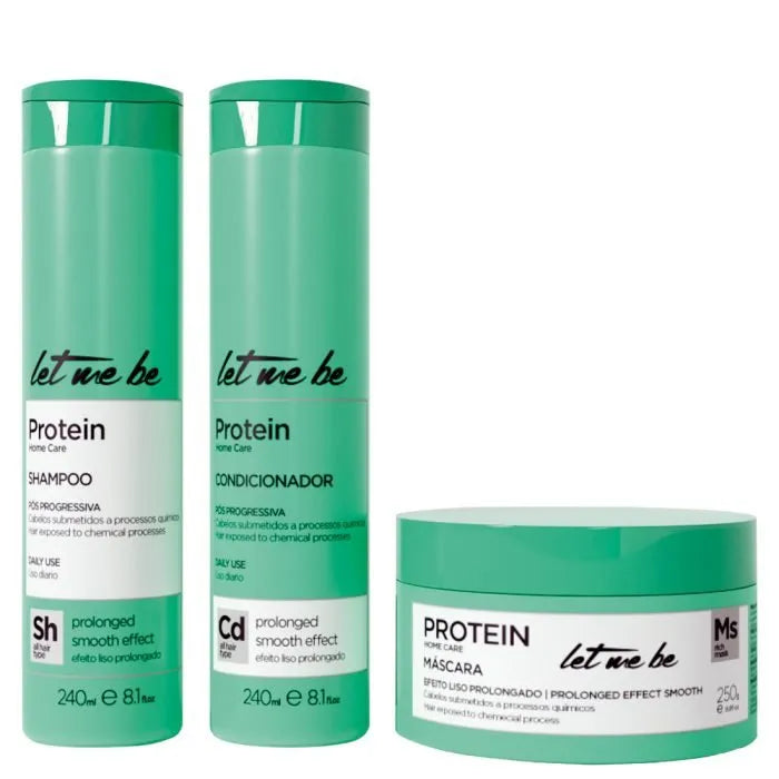 Kit Protein Home Care – Liso Prolongado | Pós-Progressiva (3 Produtos)