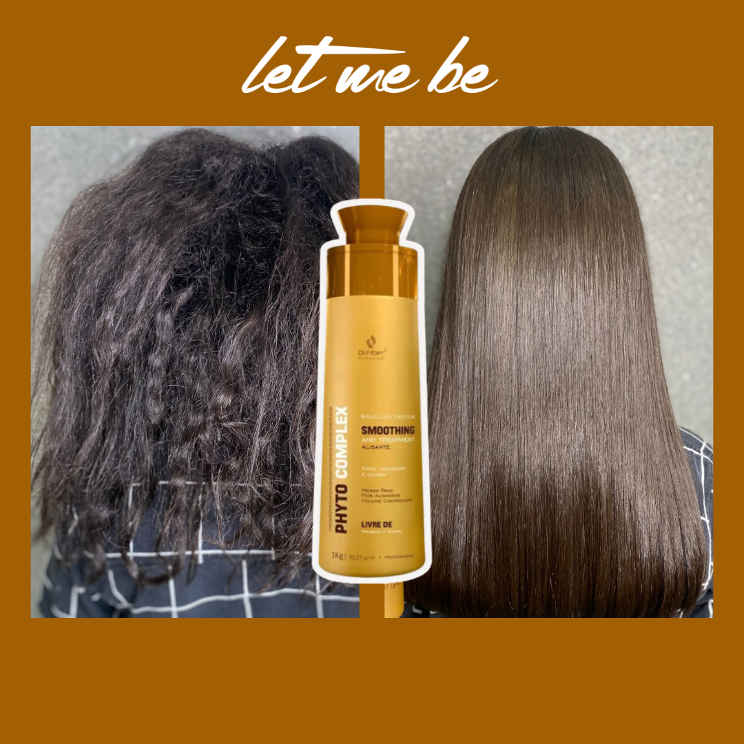 Shampoo Preparatório Phyto Detox | 1L + Alisante Phyto Complex | 1L