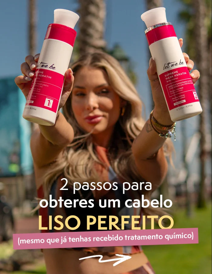 Kit Alisamento Supreme Mask Keratin | 2x500ml
