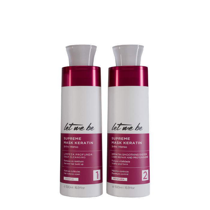Kit Alisamento Supreme Mask Keratin | 2x500ml