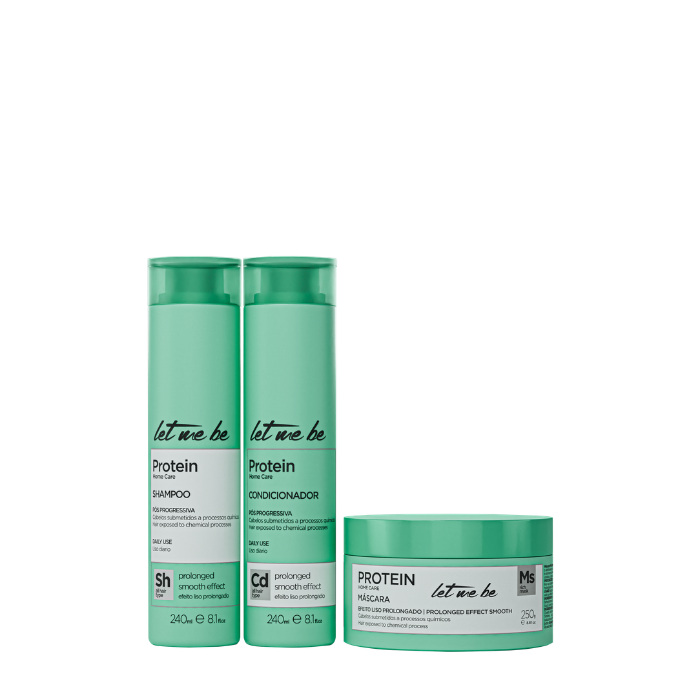 Kit Protein Home Care – Liso Prolongado | Pós-Progressiva (3 Produtos)