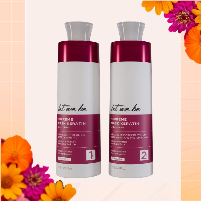 Kit Alisamento Supreme Mask Keratin | 2x1L