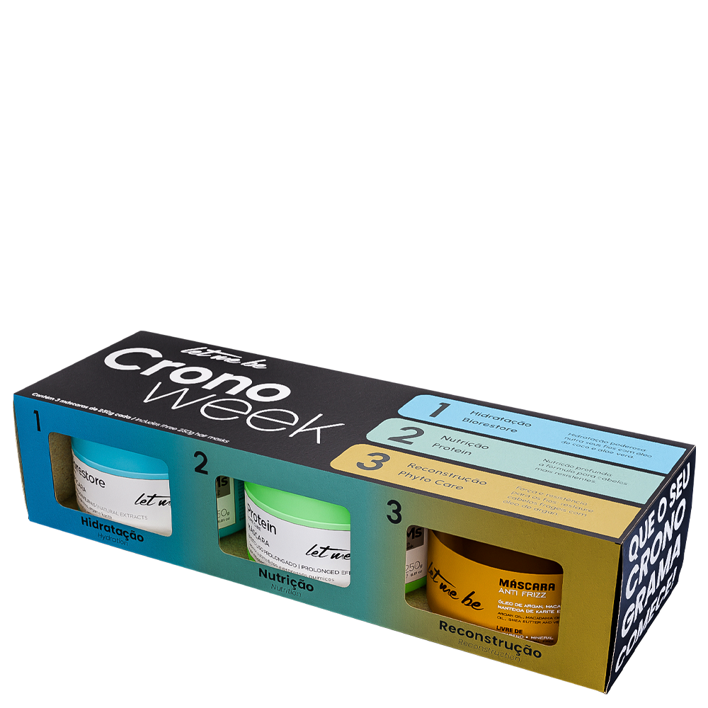 Cronograma Capilar – Crono Week | (3x250g)