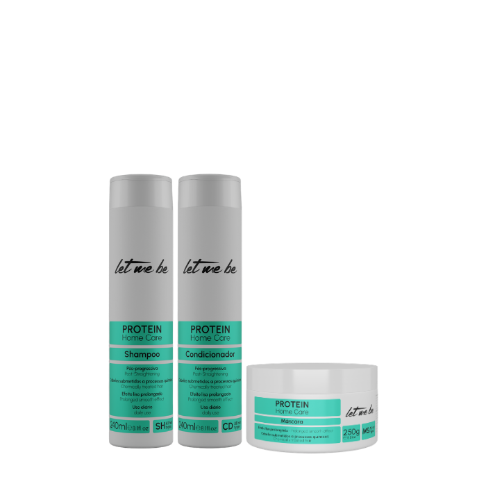 Kit Protein Home Care – Liso Prolongado | Pós-Progressiva (3 Produtos)