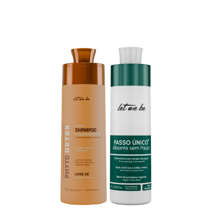 Shampoo Preparatório Phyto Detox | 1L + Passo Único - Sem Pausa (Vegano) | 1L