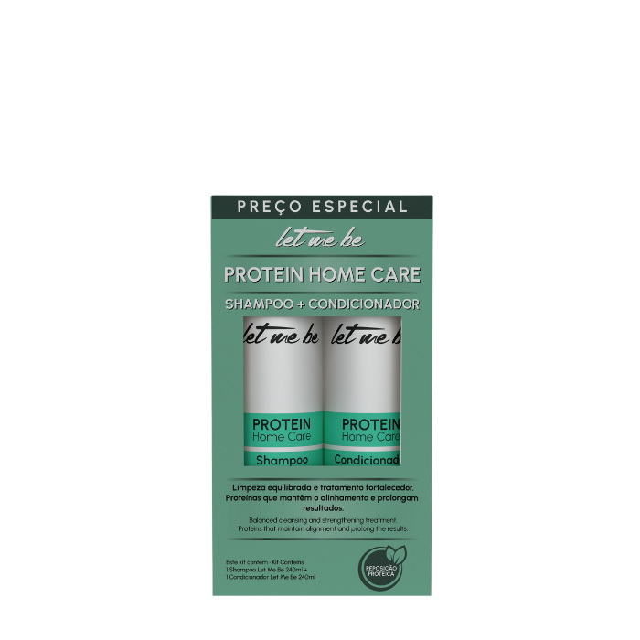 Kit Protein Home Care – Liso Prolongado | Pós-Progressiva (2 Produtos)