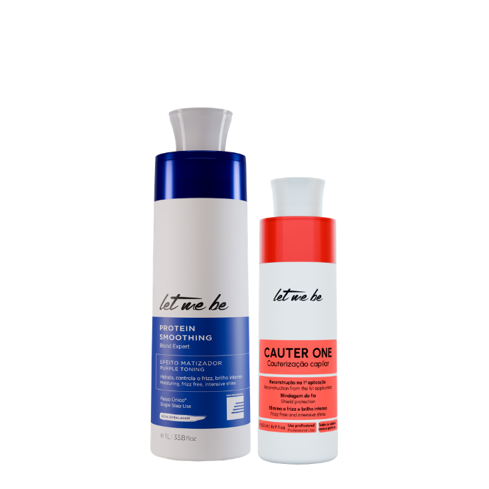 Alisamento Blond Expert Passo Único | 1L + Cauter One - Cauterização | 500ml